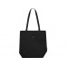 Универсальная эко-сумка Joey из холста, объемом 14 л, сплошной черный