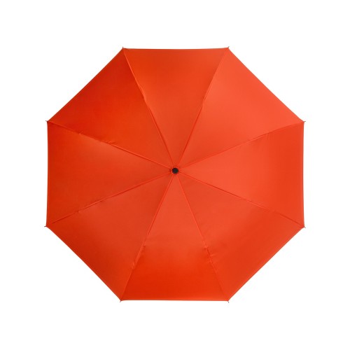 Зонт-трость наоборот Inversa, полуавтомат, оранжевый/зеленое яблоко