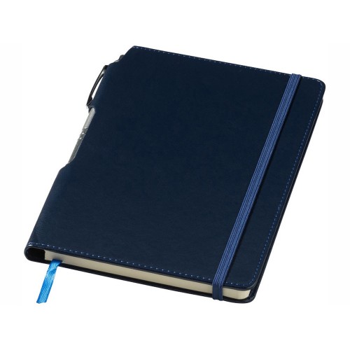 Блокнот А5 Panama с ручкой, синий