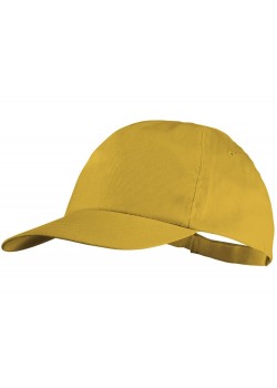Бейсболка Basic, 5-ти панельная, желтый