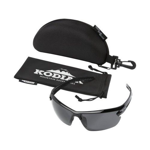 Поляризованные спортивные солнцезащитные очки Mönch в оправе из переработанного PET-пластика, черный