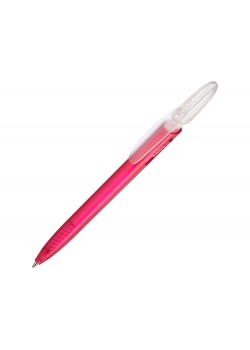 Шариковая ручка Rico Bright,  розовый/прозрачный