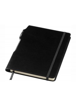 Блокнот А5 Panama с ручкой, черный