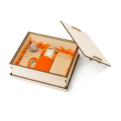 Подарочный набор Tea Duo Deluxe, оранжевый