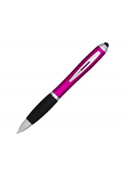 Шариковая ручка-стилус Nash, розовый, синие чернила