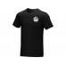Мужская футболка Azurite с коротким рукавом, изготовленная из натуральных материалов, черный