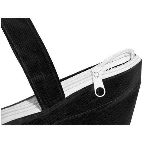 Нетканая сумка-тоут Privy с короткими ручками и застежкой-молнией