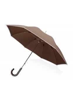 Зонт трость Ривер, механический 23, коричневый