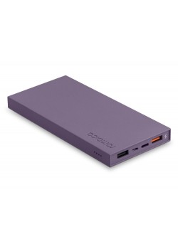 Внешний аккумулятор Rombica NEO ARIA Orchid, 10000мАч, Soft-touch, PD, QCharge, Type-C, сиреневый