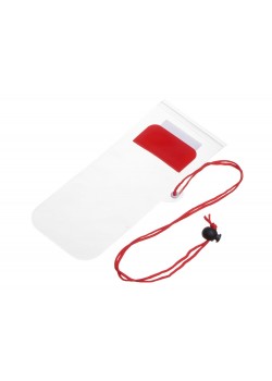 Влагостойкий чехол Repel, красный прозрачный