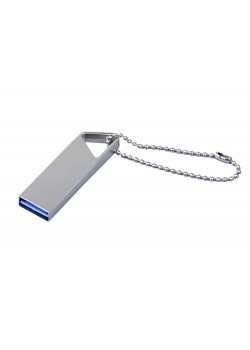 USB 2.0-флешка на 512 Мбайт с мини чипом, компактный дизайн, отверстие треугольной формы для цепочки
