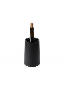 Охладитель Cooler Pot 2.0 для бутылки цельный, черный