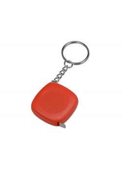 Брелок-рулетка 1м Block, красный