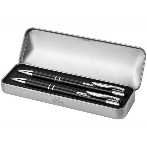Набор Dublin: ручка шариковая, карандаш механический, черный
