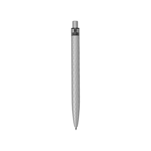 Ручка пластиковая c минералами шариковая Prodir QS01 PQSS Stone, серебряный
