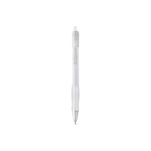 SLIM. Шариковая ручка с противоскользящим покрытием, Белый