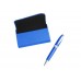 Набор Эстет: визитница, ручка шариковая, синий (Р)