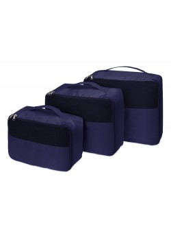 Комплект чехлов для путешествий Easy Traveller, темно-синий
