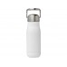 Спортивная бутылка Yuki объемом 350 мл с медной вакуумной изоляцией, белый