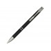Алюминиевая шариковая кнопочная ручка Moneta, синие чернила, черный