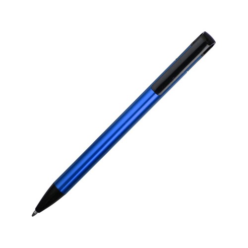 Ручка металлическая шариковая Loop, синий/черный