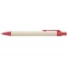 Блокнот А7 Zuse с ручкой шариковой, красный