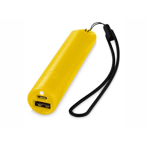 Портативное зарядное устройство Beam, 2200 mAh, желтый