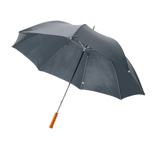 Зонт Karl 30 механический, серый (Р)