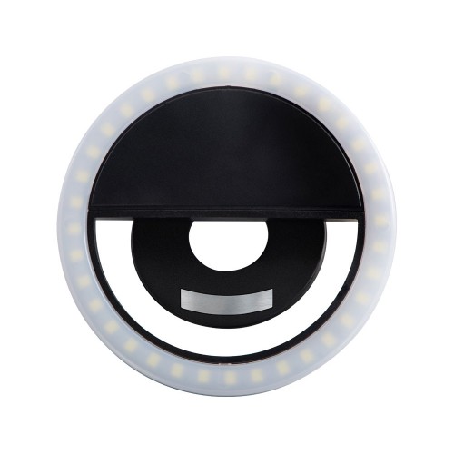 Световое кольцо для селфи Glitter, черный (P)