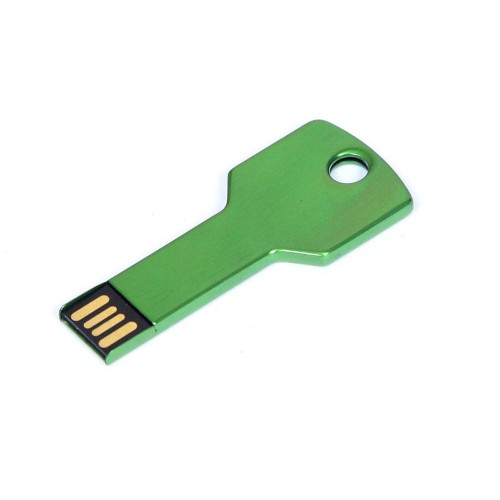 Флешка в виде ключа, 8 Гб, зеленый
