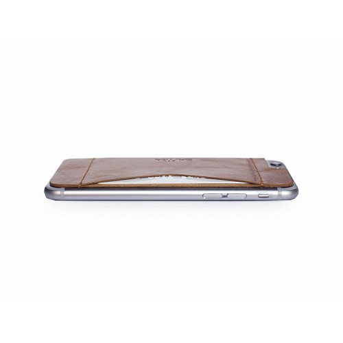 Кошелек-накладка на iPhone 6/6s, коричневый