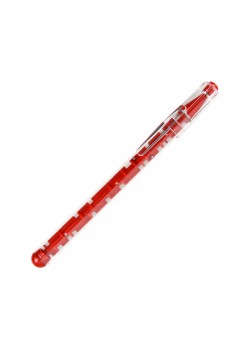 Ручка шариковая Лабиринт с головоломкой красная