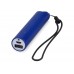 Портативное зарядное устройство на шнурке, 2200 mAh, синий