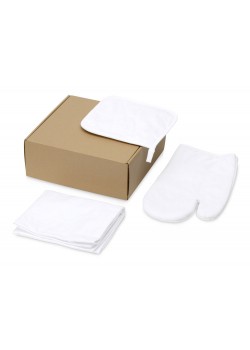 Подарочный набор с фартуком, прихваткой, белый