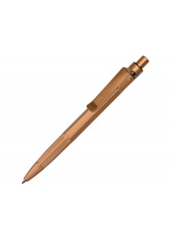 Ручка пластиковая c минералами шариковая Prodir QS30 PQSS Stone, бронзовый