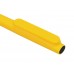 Ручка пластиковая шариковая Umbo, желтый/черный