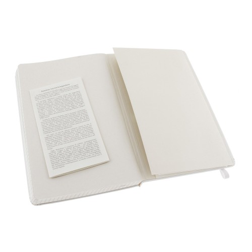 Записная книжка Moleskine Classic (в клетку) в твердой обложке, Large (13х21см), белый