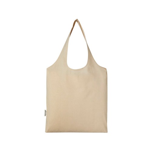 Модная эко-сумка Pheebs объемом 7 л из переработанного хлопка плотностью 150 г/м2, heather natural