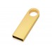 USB-флешка на 64 ГБ с мини чипом, компактный дизайн с круглым отверстием., золотой