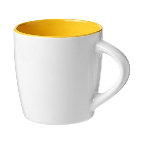 Керамическая чашка Aztec, белый/желтый