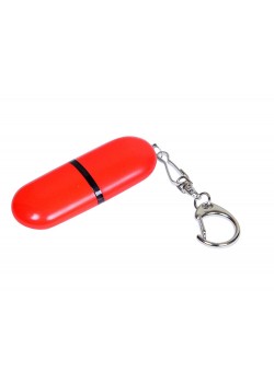 Флешка промо каплевидной формы, 4 Гб, красный