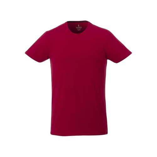Мужская футболка Balfour с коротким рукавом из органического материала, красный