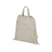 Pheebs 150 г/м² Aware™ рюкзак со шнурком из переработанных материалов - Натуральный