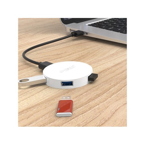USB-концентратор Orico HA4U-U3 (белый)