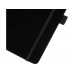 Блокнот Honua форматом A5 из переработанной бумаги с обложкой из переработанного ПЭТ, черный