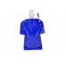 Гибкая емкость для питья MANDY в форме футболки, 470 мл, королевский синий