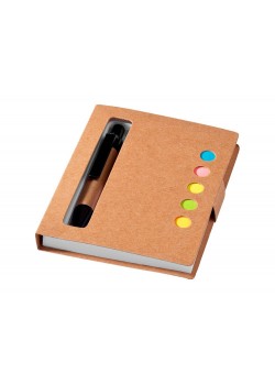 Набор стикеров Expose с ручкой и блокнотом А7, натуральный (P)