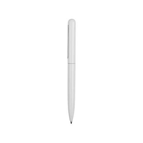 Ручка металлическая шариковая Skate, белый/серебристый
