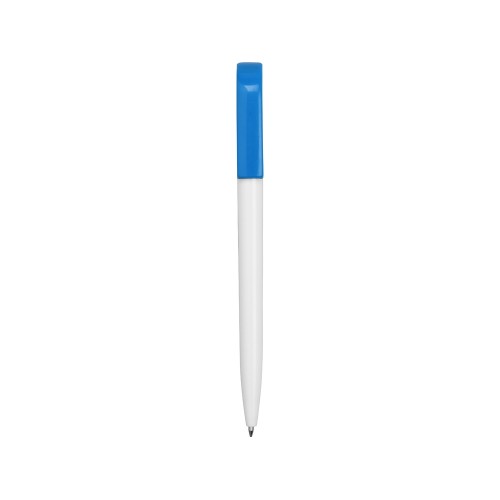 Ручка пластиковая шариковая Миллениум Color CLP, белый/голубой