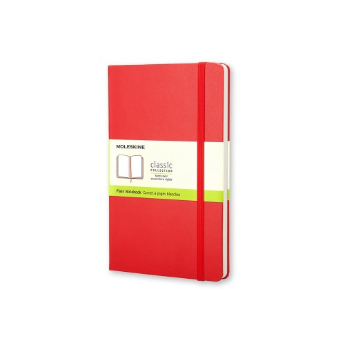 Записная книжка Moleskine Classic (нелинованный) в твердой обложке, Large (13х21см), красный